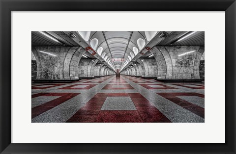 Framed Prague Metro Print