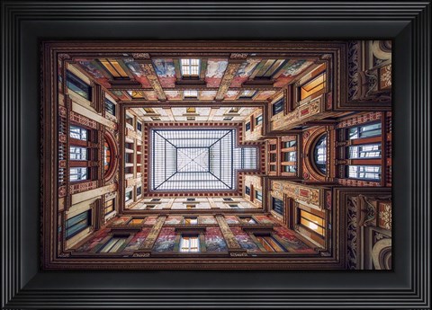 Framed Galleria Sciarra, Rome Print