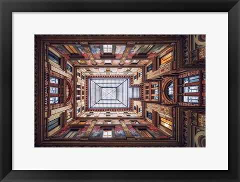 Framed Galleria Sciarra, Rome Print