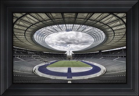 Framed Olympiastadion, Berlin Print