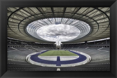 Framed Olympiastadion, Berlin Print