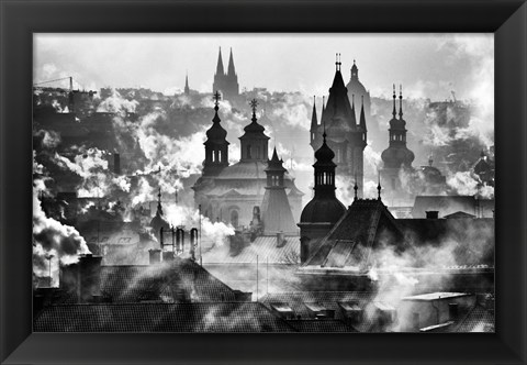 Framed Prague Towers Print