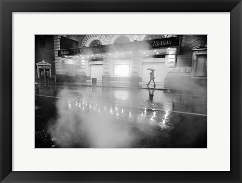 Framed Manhattan Streets , New York City Print