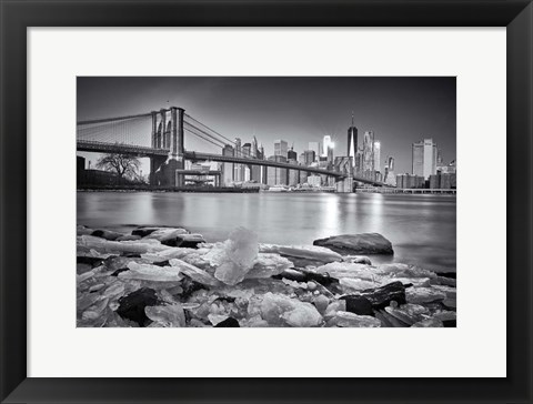 Framed New York - Brooklyn Bridge Print