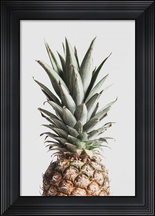 Framed Pineapple Natural Print