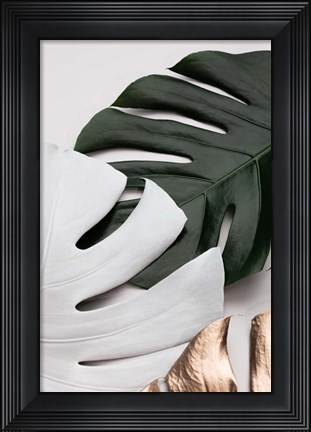 Framed Monstera Colors 1 Print