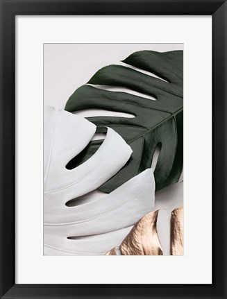 Framed Monstera Colors 1 Print