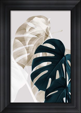 Framed Monstera Creative 5 Print