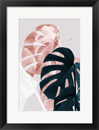 Framed Monstera Creative 9 Print