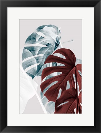 Framed Monstera Creative 18 Print