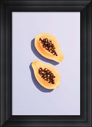 Framed Papaya 1 Print