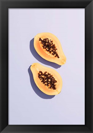 Framed Papaya 1 Print