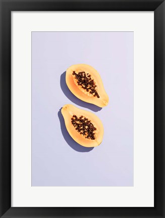 Framed Papaya 1 Print