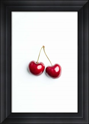 Framed Pair of Cherries Print