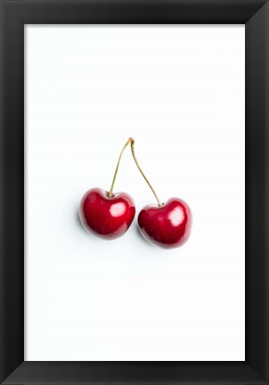 Framed Pair of Cherries Print