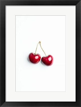 Framed Pair of Cherries Print