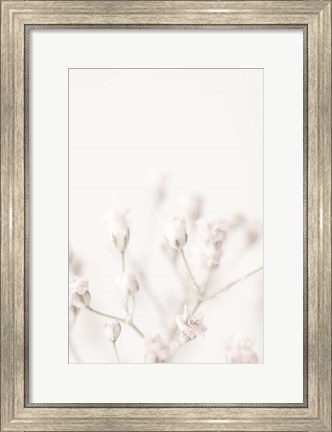 Framed Pink Small Flowers Print