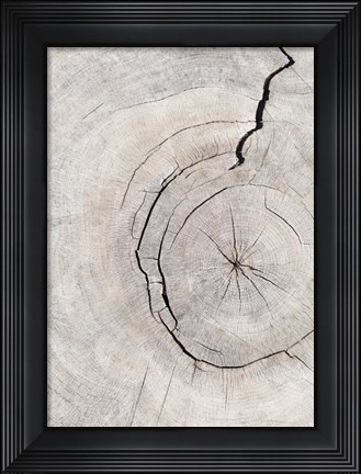 Framed Pattern Wood 2 Print