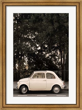 Framed Little Car in Paris Print