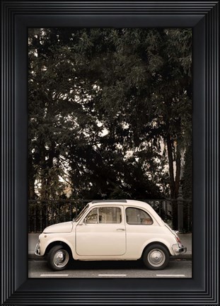 Framed Little Car in Paris Print