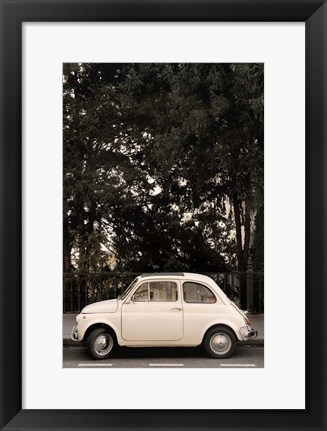 Framed Little Car in Paris Print