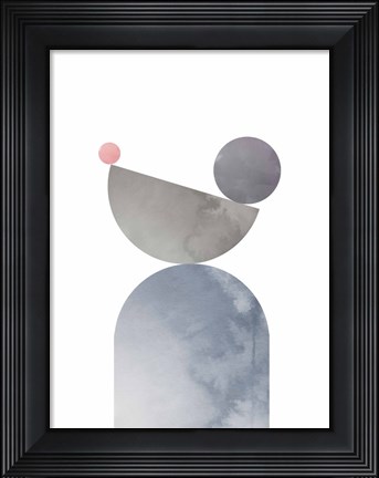 Framed Geometrical Shapes 1 Print