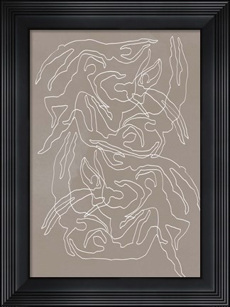 Framed Swimmers Print