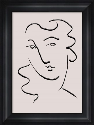 Framed Looking Print