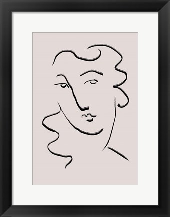 Framed Looking Print