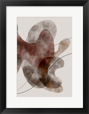 Framed Red Seaweed Print