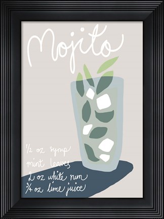 Framed Mojito Print