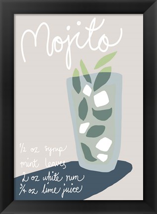 Framed Mojito Print