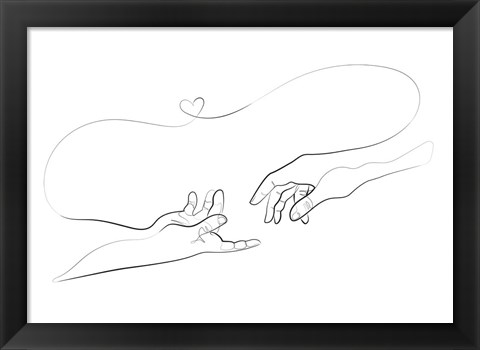 Framed Touch of Love Print