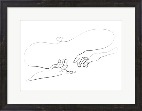 Framed Touch of Love Print