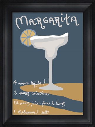 Framed Margarita Print