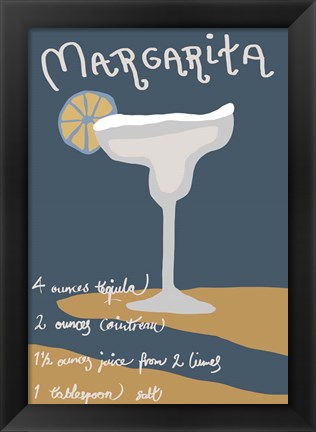 Framed Margarita Print