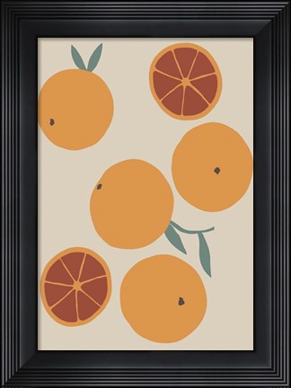 Framed Blood Orange Print