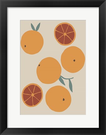 Framed Blood Orange Print