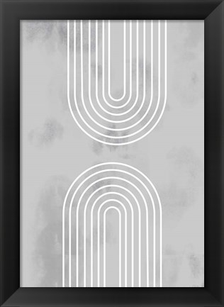 Framed Archs in Ice Print
