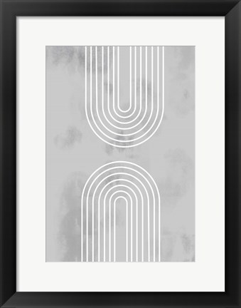 Framed Archs in Ice Print