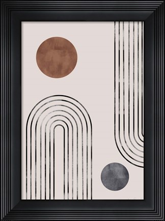 Framed Archs and Buds Print