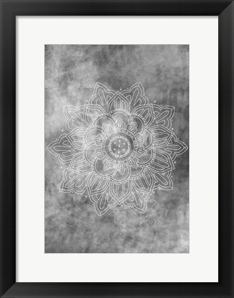 Framed Mandala Smokey Print