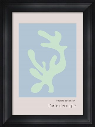 Framed L&#39;arte Decoupe Print