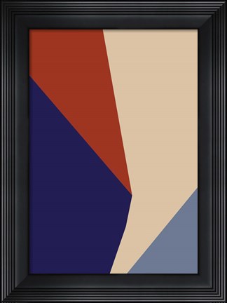 Framed Color Blocks 3 Print