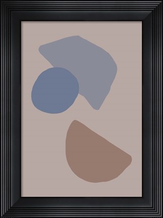 Framed Organic Shapes 3 Print