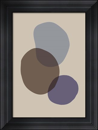 Framed Organic Shapes 5 Print