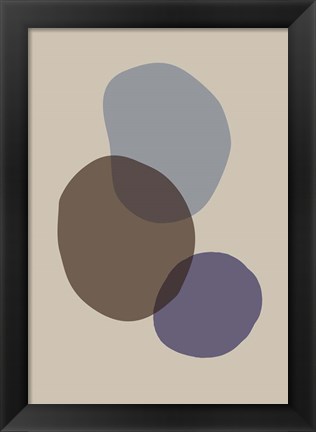 Framed Organic Shapes 5 Print