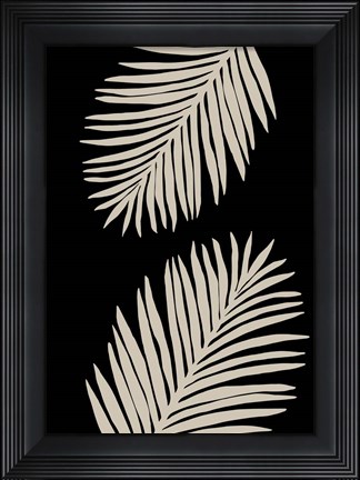Framed Palm Leaves Print