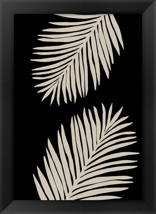 Framed Palm Leaves Print