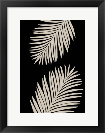 Framed Palm Leaves Print